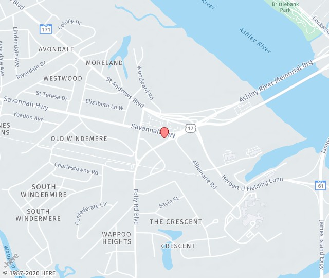 Location Map: 2093 Henry Tecklenburg Drive, Suite 304 East Charleston, South Carolina 29414